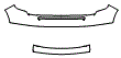 Bumper and Luggage Area Kit pattern for the 2007 Ford Edge