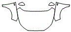 Full Hood, Fender and Mirror Kit pattern for the 2024 Ford Edge