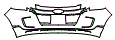 Grille and Bumper Kit pattern for the 2013 Ford Edge