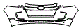 Grille and Bumper Kit pattern for the 2013 Ford Edge