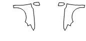 Full Fender and Mirror Kit pattern for the 2019 Ford Flex