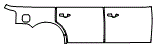 Door and Rear Fender Kit pattern for the 2019 Ford Flex
