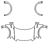 Full Hood, Fender, Mirror and Fender Flare Kit pattern for the 2011 Ford F-150
