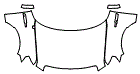 Full Hood, Fender and Mirror Kit pattern for the 2014 Ford F-150
