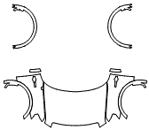 Full Hood, Fender, Mirror and Fender Flare pattern for the 2014 Ford F-150