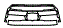 Grille Kit pattern for the 2015 Ford F-150
