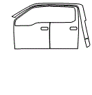 Door and A-Pillar Kit pattern for the 2017 Ford F-450