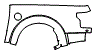 Outer Bed Panel Kit pattern for the 2017 Ford F-150