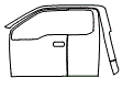 Door and A-Pillar Kit pattern for the 2015 Ford F-150