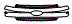 Grille Kit pattern for the 2018 Ford F-150