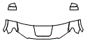 Hood, Fender and Mirror Kit pattern for the 2018 Ford F-150