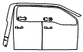 Door and A-Pillar Kit pattern for the 2026 Ford F-150