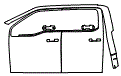 Door Kit pattern for the 2025 Ford F-150 Lightning