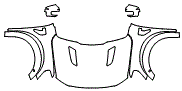 Full Fender, Full Hood and Mirror Kit pattern for the 2021 Ford F-150