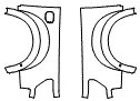 Outer Bed Panel Kit pattern for the 2021 Ford F-150