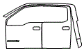 Door and A-Pillar Kit pattern for the 2017 Ford F-450
