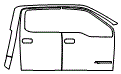 Door and A-Pillar Kit pattern for the 2017 Ford F-450