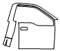 Door and A-Pillar Kit pattern for the 2017 Ford F-450