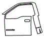 Door and A-Pillar Kit pattern for the 2017 Ford F-450