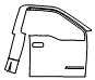 Door and A-Pillar Kit pattern for the 2017 Ford F-450