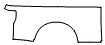 Outer Bed Panel Kit pattern for the 2022 Ford F-350