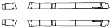 Rocker Panel Kit pattern for the 2017 Ford F-450