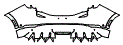 Rear Bumper Kit pattern for the 2026 Ford Mustang Mach-E