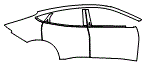 Door and Rear Fender Kit pattern for the 2026 Ford Mustang Mach-E