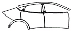 Door and Rear Fender Kit pattern for the 2026 Ford Mustang Mach-E