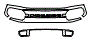 Grille Kit pattern for the 2021 Ford Bronco Sport