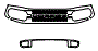 Grille Kit pattern for the 2021 Ford Bronco Sport