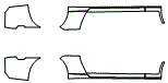 Rocker Panel Kit pattern for the 2013 Chevrolet Camaro