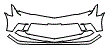 Bumper pattern for the 2015 Chevrolet Camaro