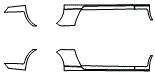 Rocker Panel Kit pattern for the 2015 Chevrolet Camaro