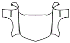 Full Hood, Fender and Mirror Kit pattern for the 2015 Chevrolet Camaro