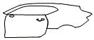 Door and Rear Fender Kit pattern for the 2024 Chevrolet Camaro