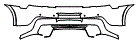 Rear Bumper Kit pattern for the 2015 Chevrolet Camaro