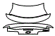 Trunk Lid Kit pattern for the 2015 Chevrolet Camaro