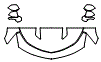 Hood, Fender, Mirror and Upper Bumper Kit pattern for the 2018 Chevrolet Camaro