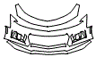 Bumper Kit pattern for the 2024 Chevrolet Camaro