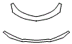 Lower Bumper and Upper Bumper Kit pattern for the 2024 Chevrolet Camaro