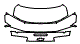 Trunk Lid Kit pattern for the 2024 Chevrolet Camaro