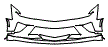 Bumper Kit pattern for the 2018 Chevrolet Camaro