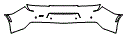 Rear Bumper Kit pattern for the 2018 Chevrolet Camaro