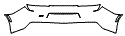 Rear Bumper Kit pattern for the 2018 Chevrolet Camaro