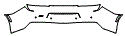 Rear Bumper Kit pattern for the 2018 Chevrolet Camaro