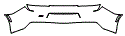 Rear Bumper Kit pattern for the 2018 Chevrolet Camaro