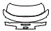 Trunk Lid Kit pattern for the 2024 Chevrolet Camaro