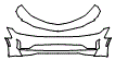 Bumper Kit pattern for the 2024 Chevrolet Camaro