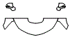 Hood, Fender and Mirror Kit pattern for the 2024 Chevrolet Camaro